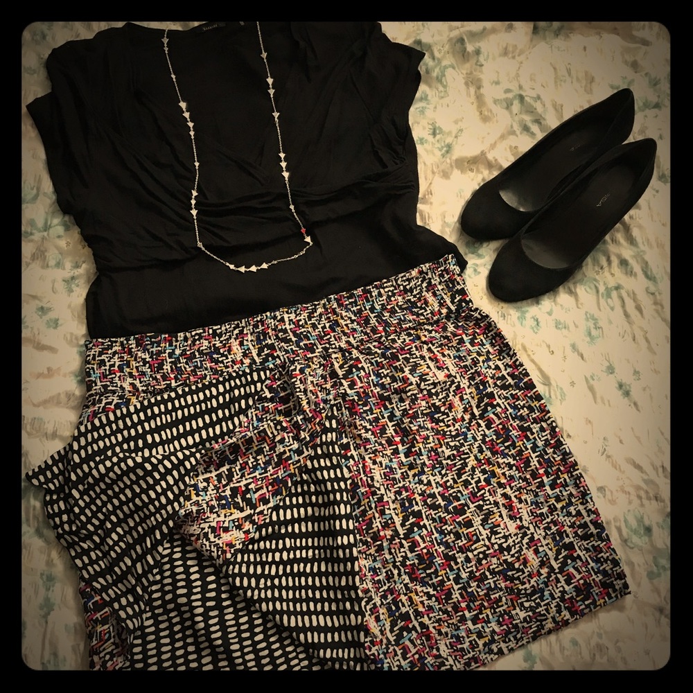 CAbi Reversible Wrap Skirt